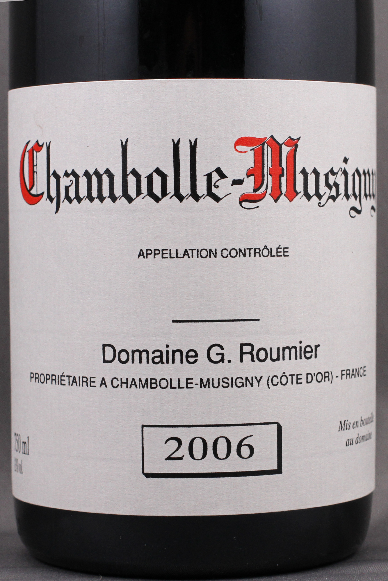 2006 Chambolle Musigny Georges Roumier シャンボール ミュジニー ジョルジュ ルーエミ 2006