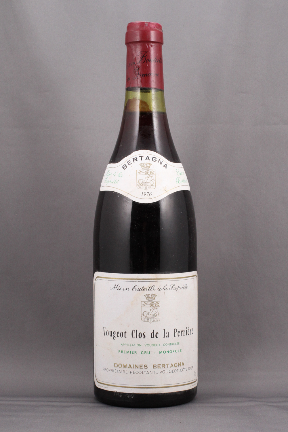 Chante winecellars / 1976 Vougeot Clos de la Perriere Premier Cru Monopole ドメーヌ  ベルターニャ ヴージョ クロ ド ラ ペリエール プレミエ クリュ モノポール 1976