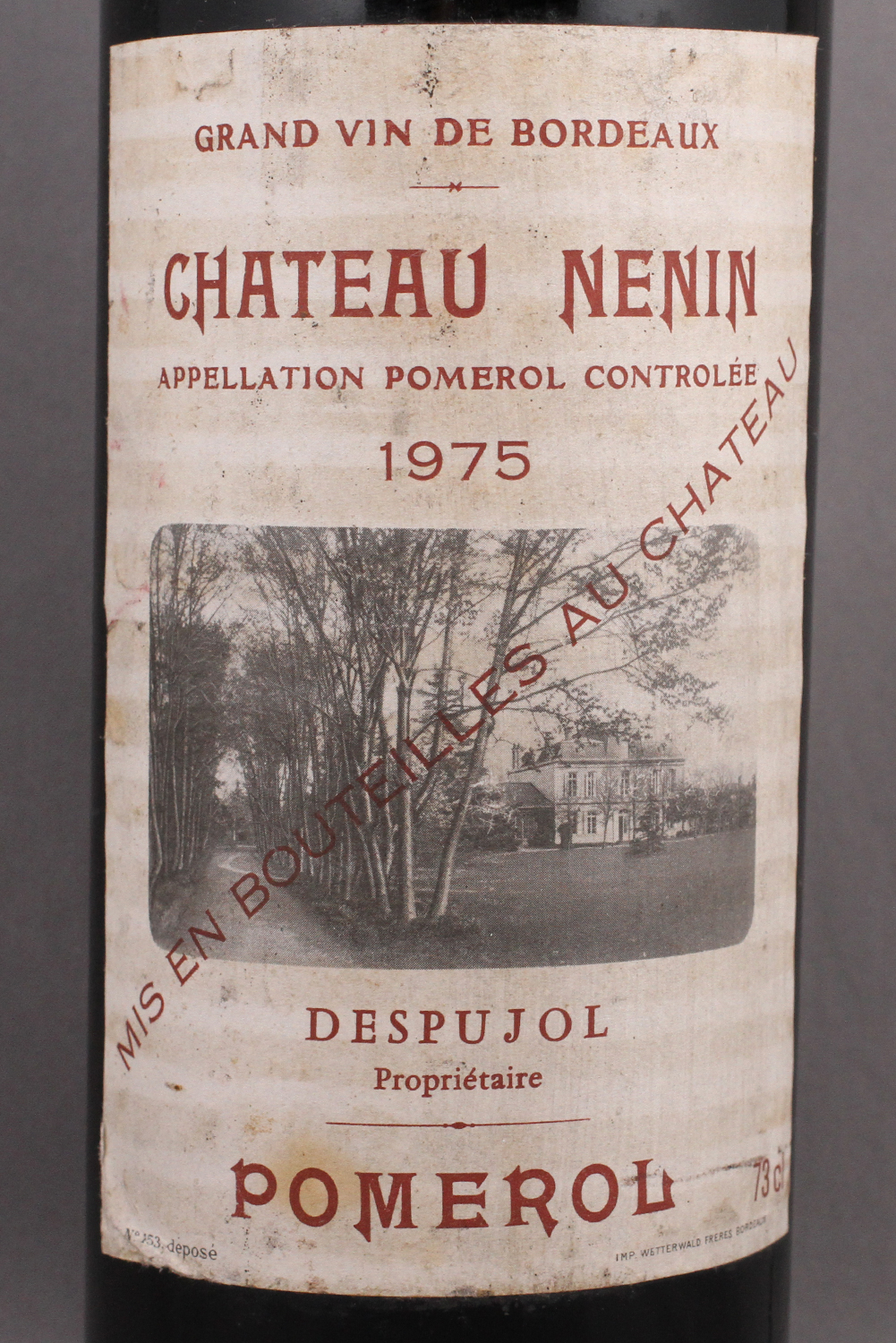 Chante winecellars / 1975 Chateau Nenin Pomerol シャトー ネナン